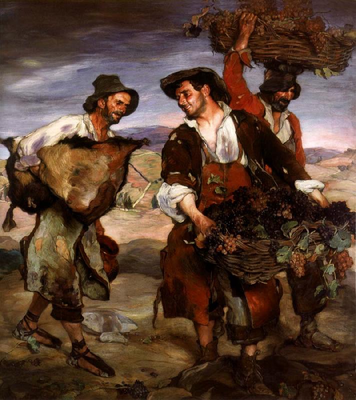 Ignacio Zuloaga Grape Pickers oil painting picture